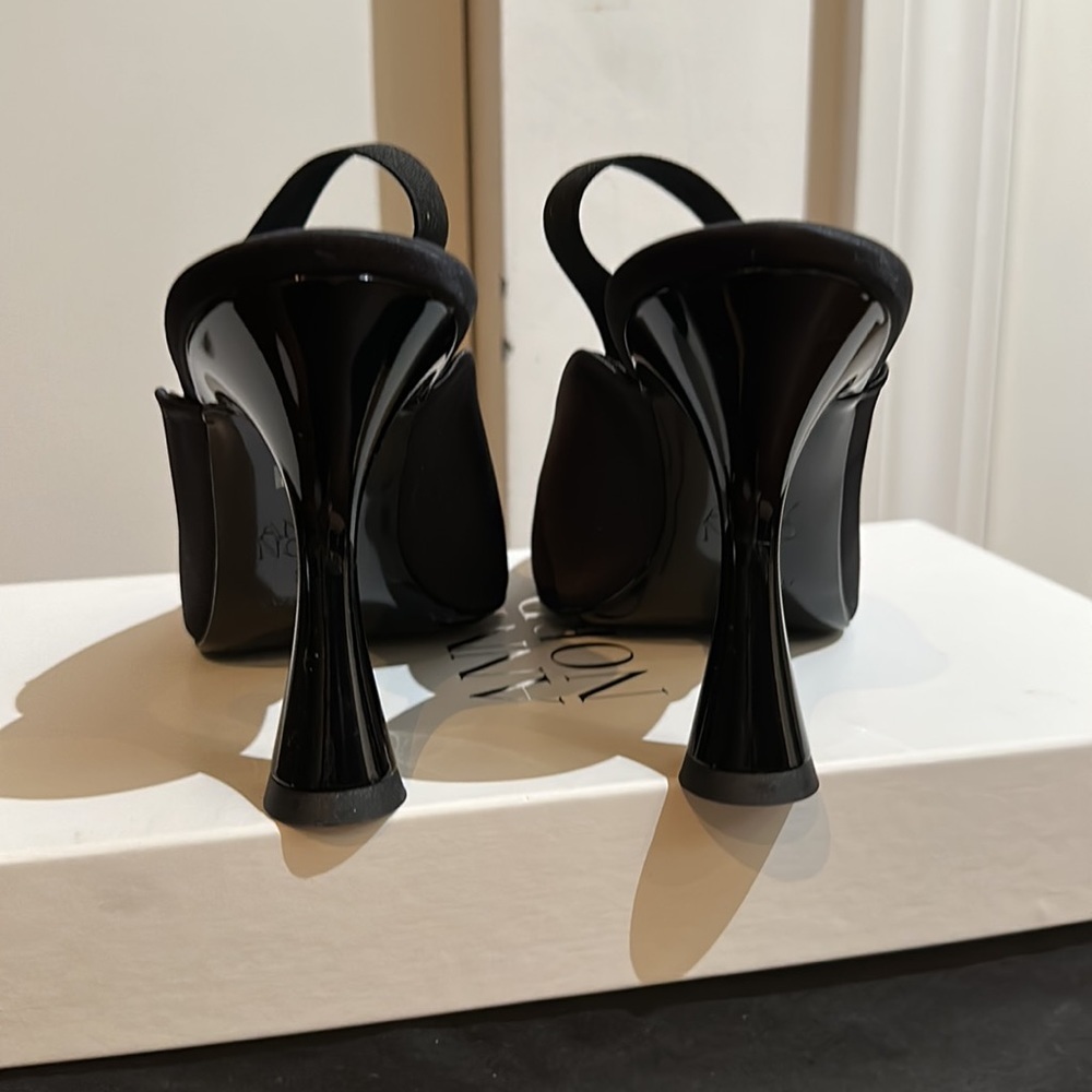 Anny Nord - MANIAC SLINGBACK Recycled - in black- size 38 European - Picture 10 of 12